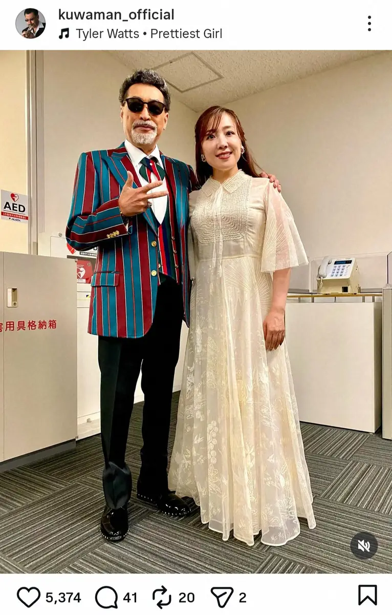 【画像・写真】桑野信義“音楽の縁”で繋がる人気歌手との2S披露　ファン感涙「ステキな巡り合わせ」「凄い偶然♪」