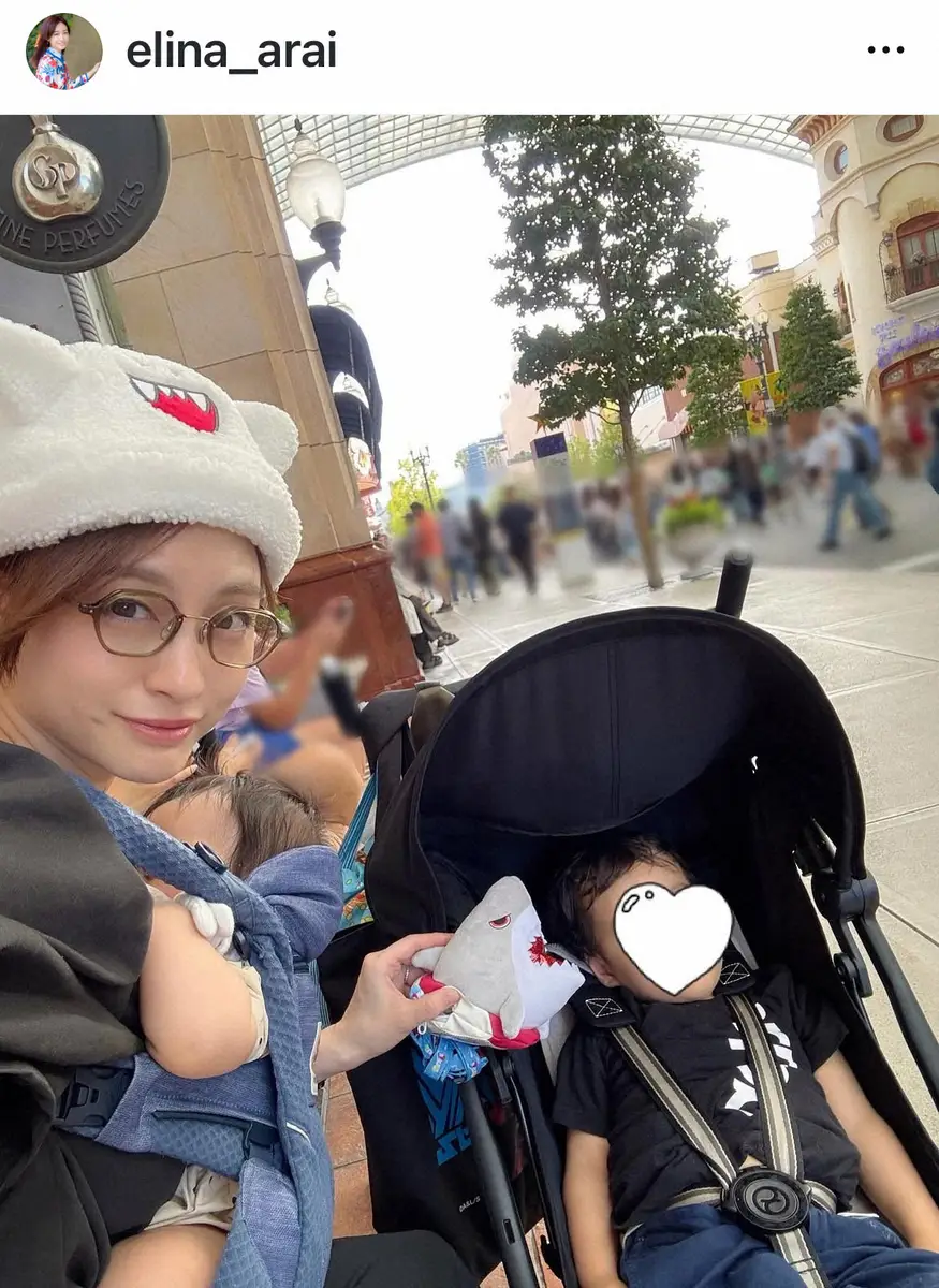 【画像・写真】新井恵理那　楽しみにしていた万博の閉幕に「一生の後悔ができてしまいました」と告白　家族でUSJ行くも