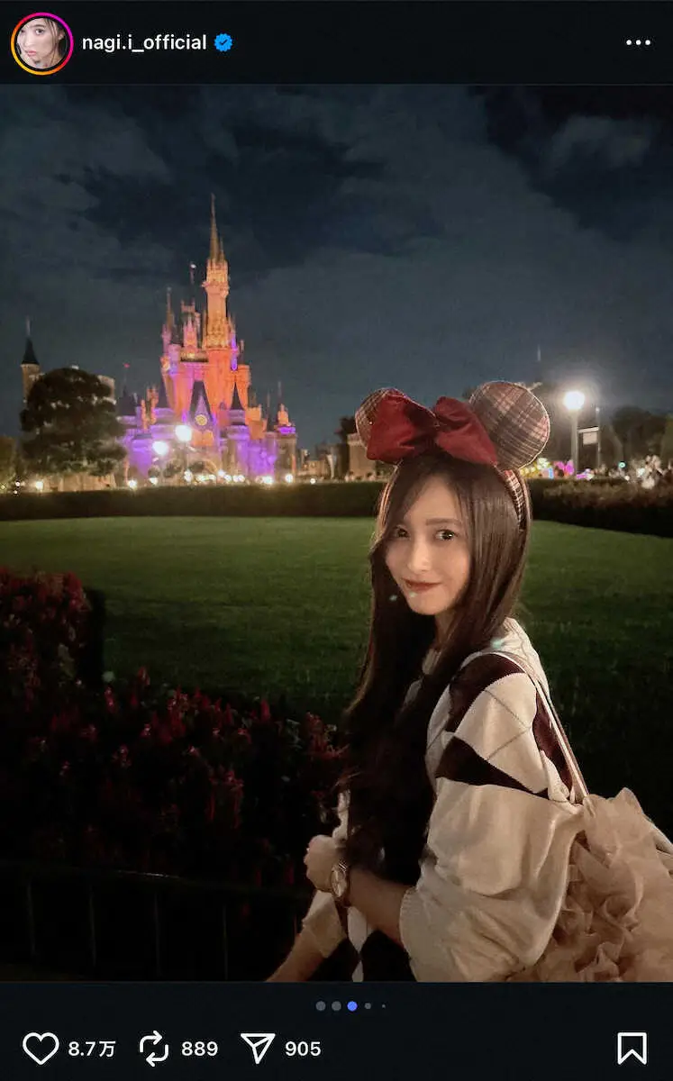 【画像・写真】乃木坂46・井上和　仕事終わりにTDLへ！「誘ったら一緒に行ってくれた」メンバーとは？