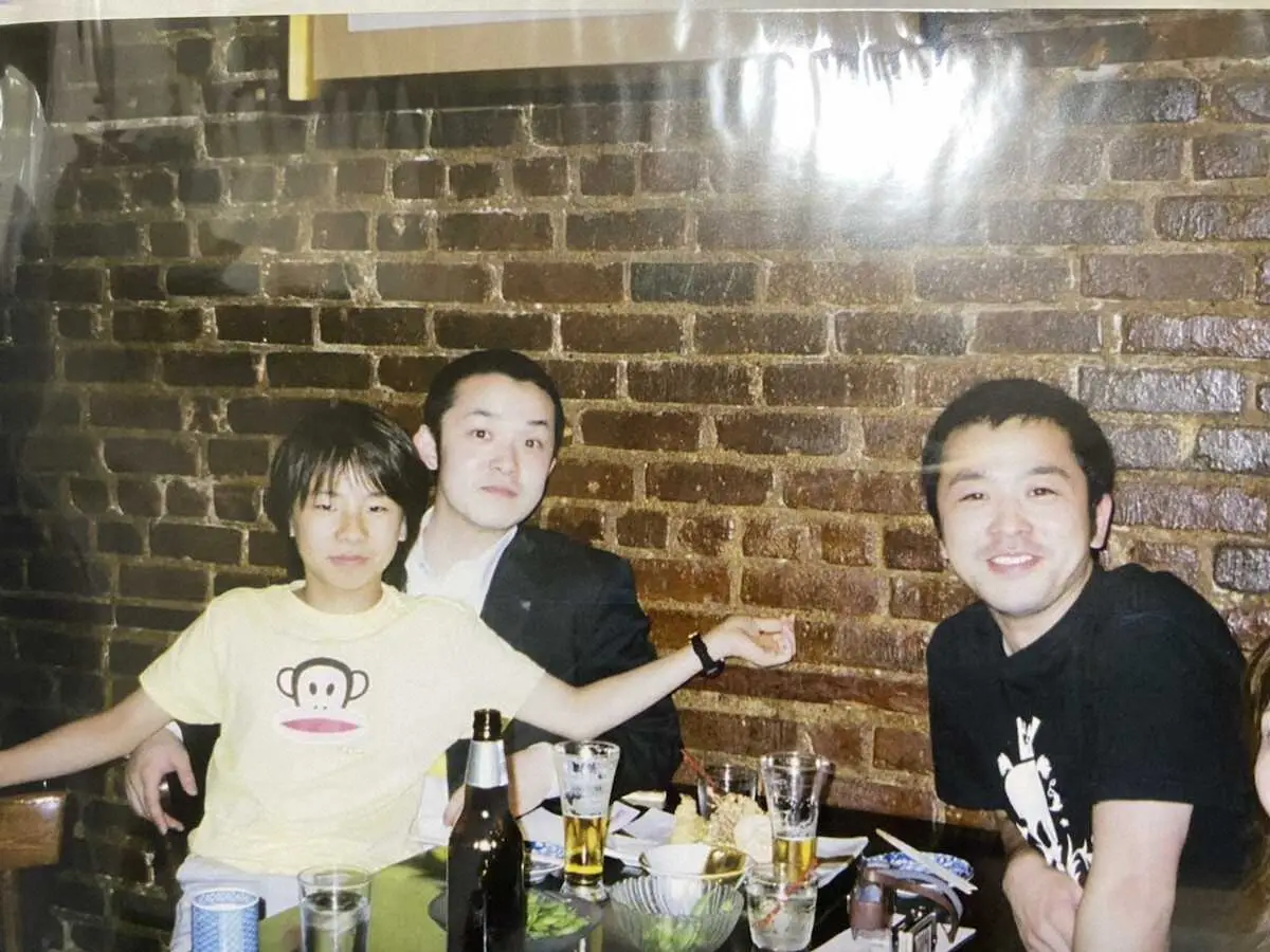 【画像・写真】食事の席での中村鶴松（本人提供）