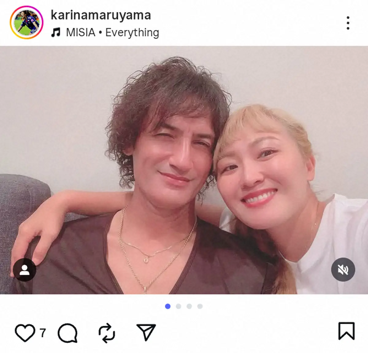 【画像・写真】丸山桂里奈　激レア！　夫・本並健治氏との結婚前の2ショ公開「夫婦になって5年。6年目突入～」