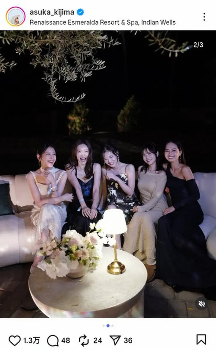 【画像・写真】貴島明日香「天使の集い？」爆美女ぞろいの集合Sにファンくぎ付け「この5名の美女の前でひざまずきたい」