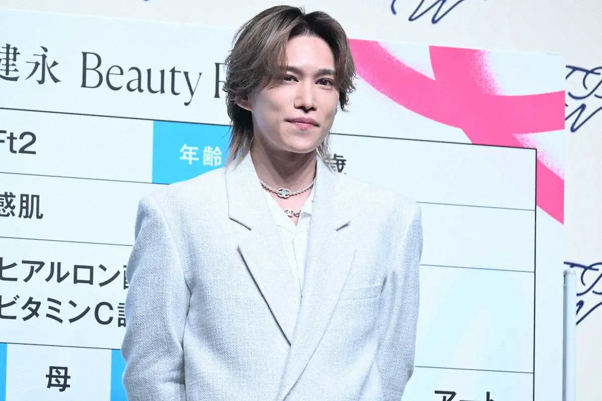 【画像・写真】キスマイ千賀健永　美容イベント“大役”に「美容の楽しさ、その先に幸せがあることを伝えたい」