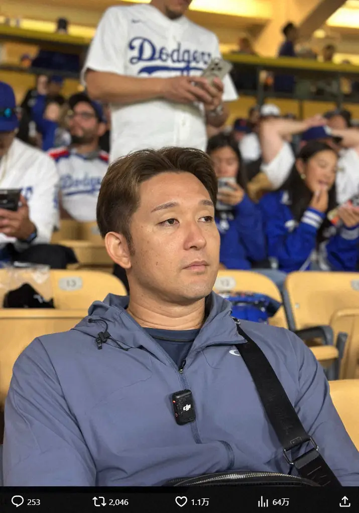 【画像・写真】杉谷拳士氏　ドジャース－ブルージェイズ戦を現地観戦も　歴史的死闘にお疲れ？「目が死んでるｗ」