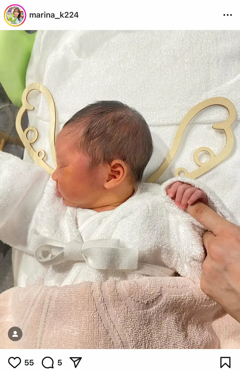 【画像・写真】元AKB48でフリーアナの小林茉里奈　第1子出産を報告「息子の成長を大切に噛み締めていきたい」