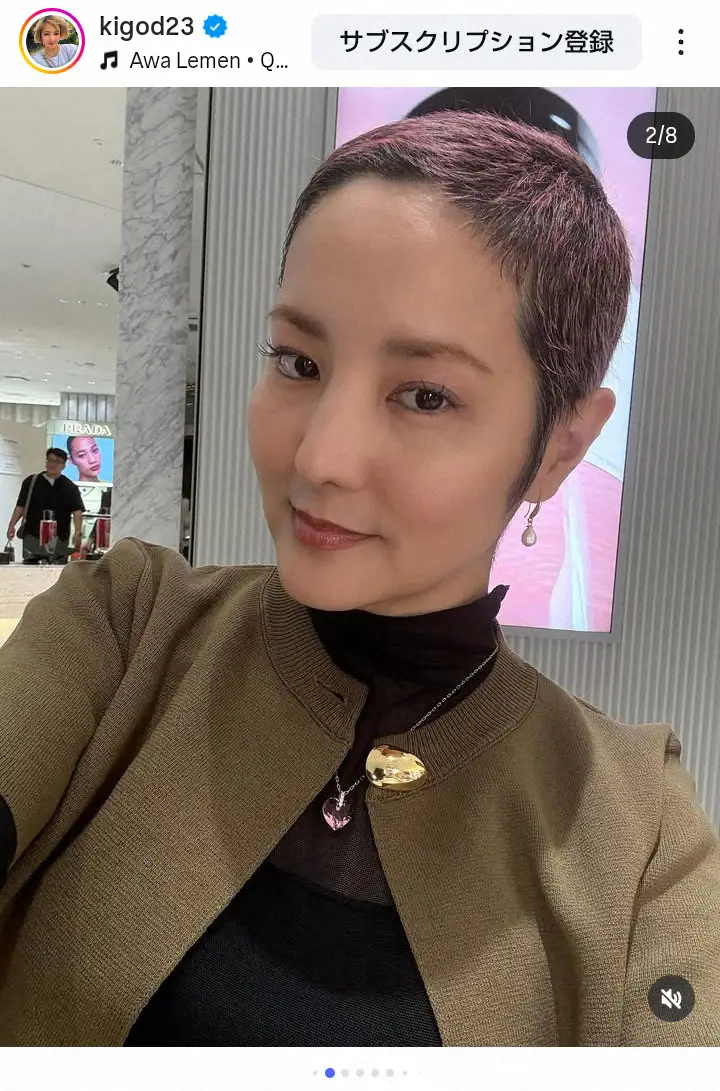 【画像・写真】希良梨さん　抗がん剤治療終了から4カ月半「髪の毛が伸びてきた」スタイリッシュなベリショ姿披露