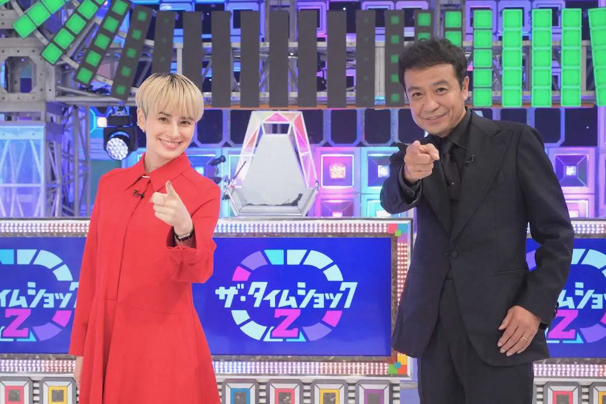 【画像・写真】「タイムショック」3年ぶり復活！特別MCにホラン千秋「芸能界の夢の国みたい」　中山秀征もMC力絶賛