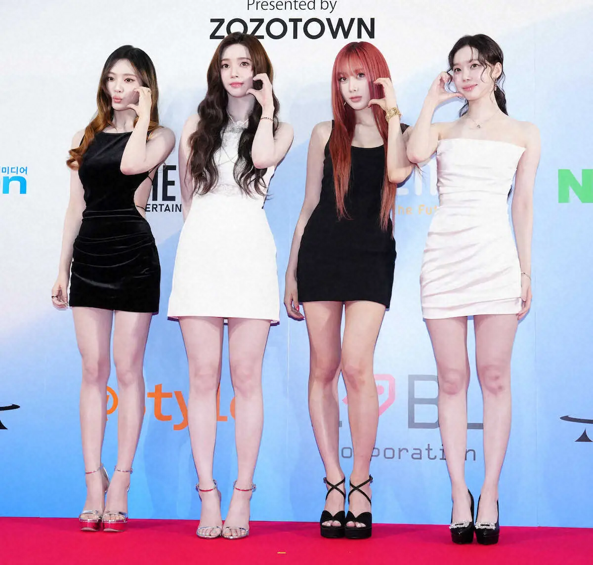 【画像・写真】aespa（左から）NINGNING、KARINA、GISELLE、WINTER