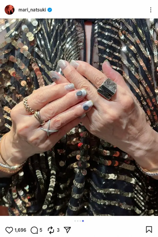 【画像・写真】これぞ夏木マリ！？「ドレスコードが透け感だったので…」まばゆい73歳の近影にファン「カッコよすぎ」