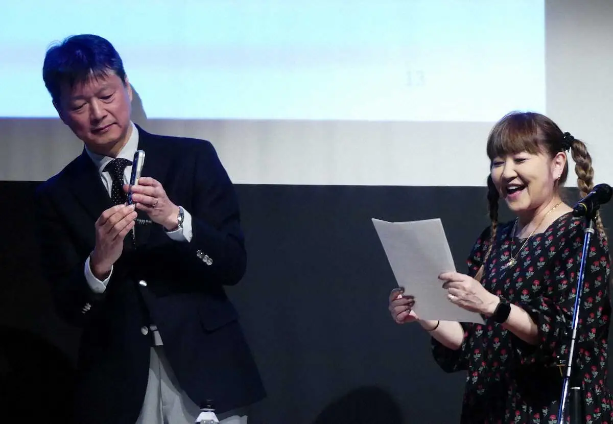 【画像・写真】かないみか　声の多言語化を体験し「声優もAIと共存していかないといけない時代」　AIで海賊版検出も