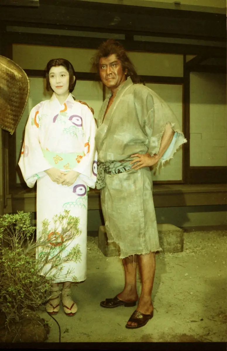 【画像・写真】1990年に「宮本武蔵」を演じる北大路欣也（右）とお通役で共演の賀来千香子
