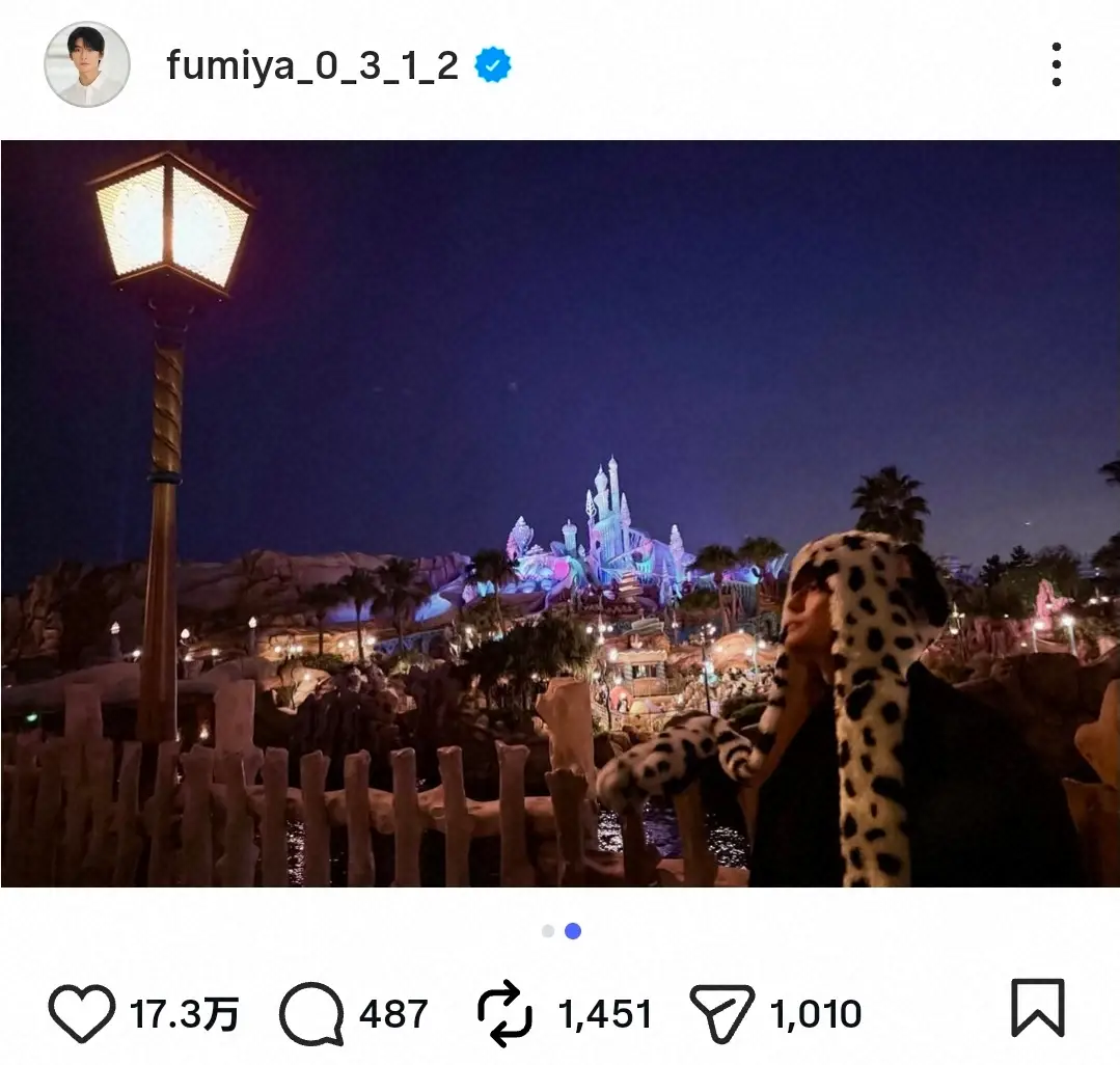 【画像・写真】高橋文哉「プライベートでは、数年ぶりに行きました」　念願の“プラベディズニーS”披露にファン大歓喜