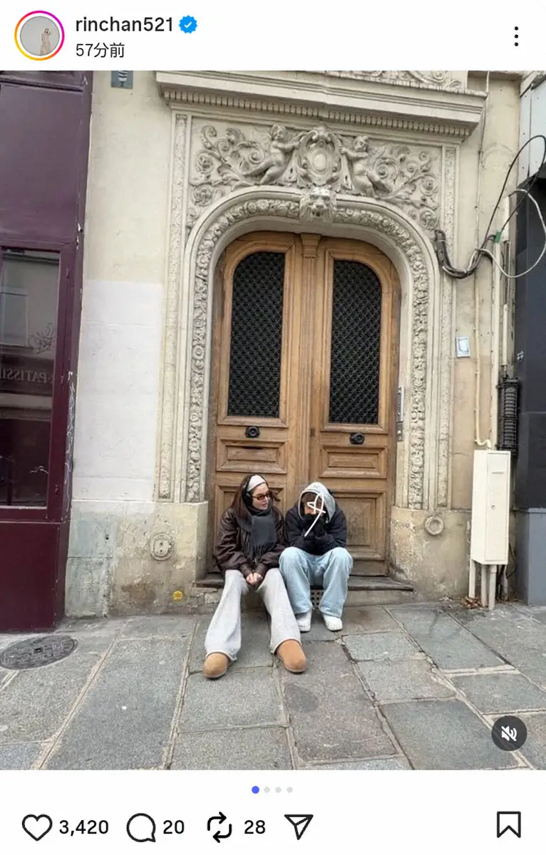 【画像・写真】梨花　14歳長男と仲良し2ショ公開、7年前とのビフォアフ披露に反響「泣ける」「親子には見えない」の声