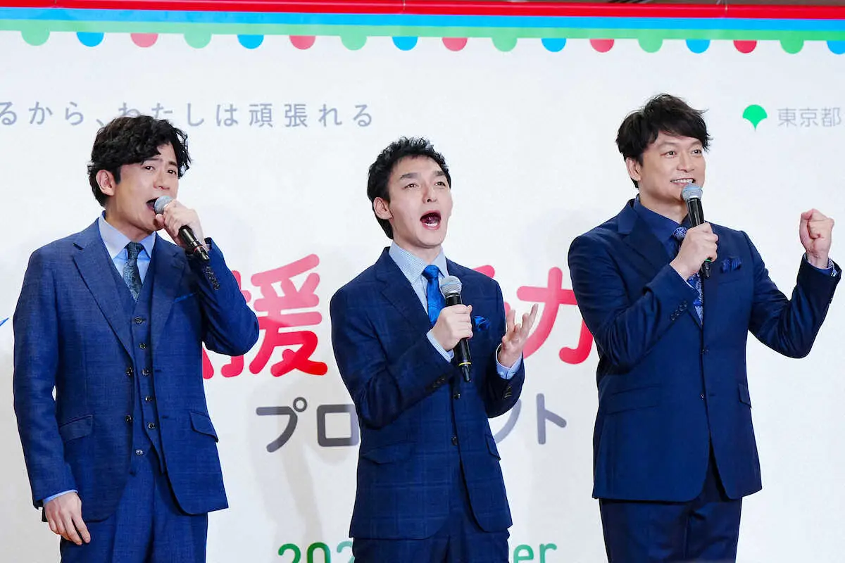 【画像・写真】香取慎吾　1カ月後の紅白に期待？「落ちたかー！」すっとぼけ会場笑い　来年でSMAP解散から10年