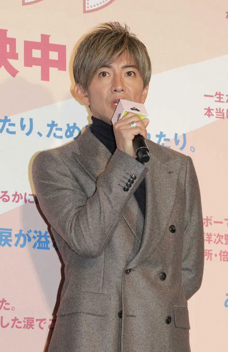 【画像・写真】木村拓哉　“理想のタクシー運転手”に苦笑　映画「TOKYOタクシー」大ヒット御礼舞台あいさつ