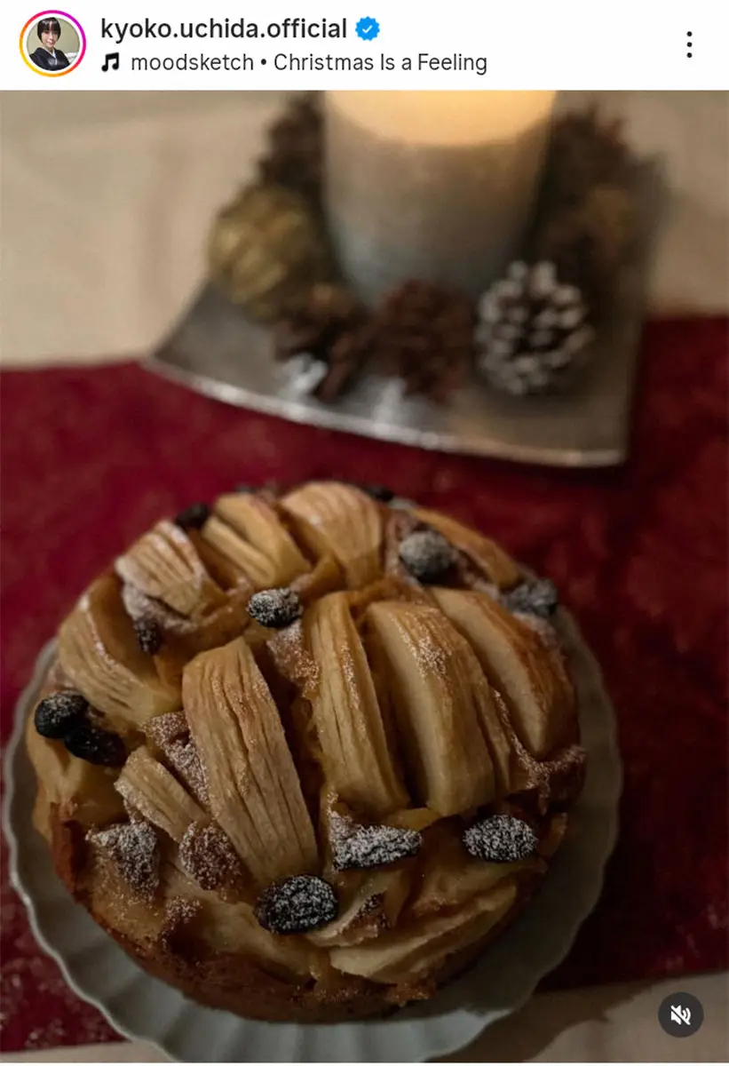 【画像・写真】ドイツ生まれの元フジアナ　母から受け継いだ「大好物」のアップルクーヘン紹介「いまでは子どもたちに」