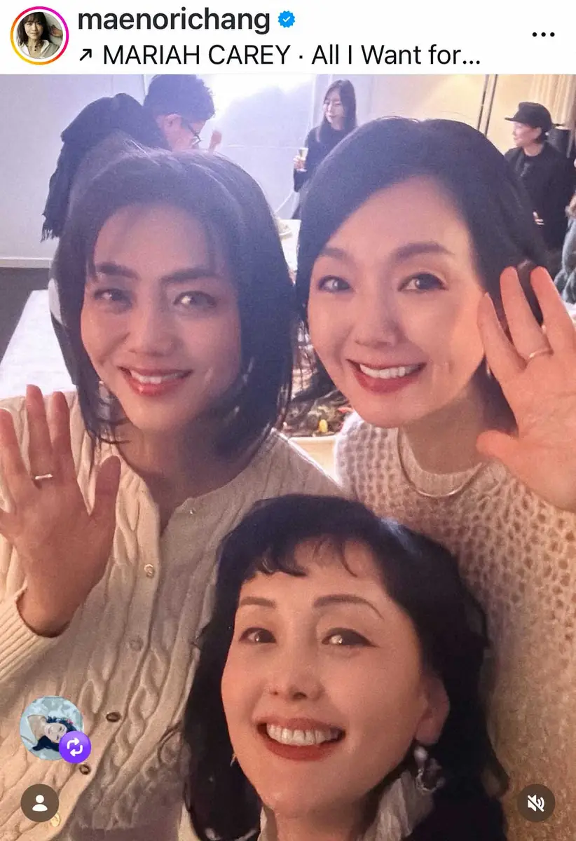 【画像・写真】前田典子　「元気なアラ還」豪華メンバーによるクリパ報告「現代アートが素敵なお部屋でホムパ」