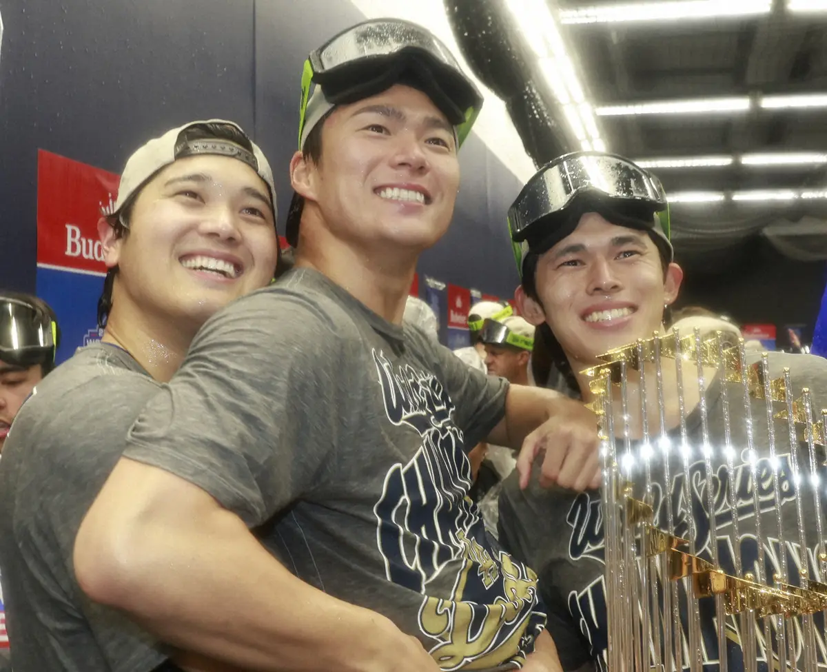 【画像・写真】「由伸、朗希の兄貴分？」大谷が回答　「いや」関係性ぶっちゃけニヤリ「特に由伸は…」