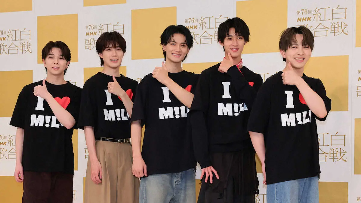 【画像・写真】【紅白リハ】大バズリのM!LK「夢のステージで一番いいイイじゃんを」　紅白台本はじゃんけん争奪戦!?
