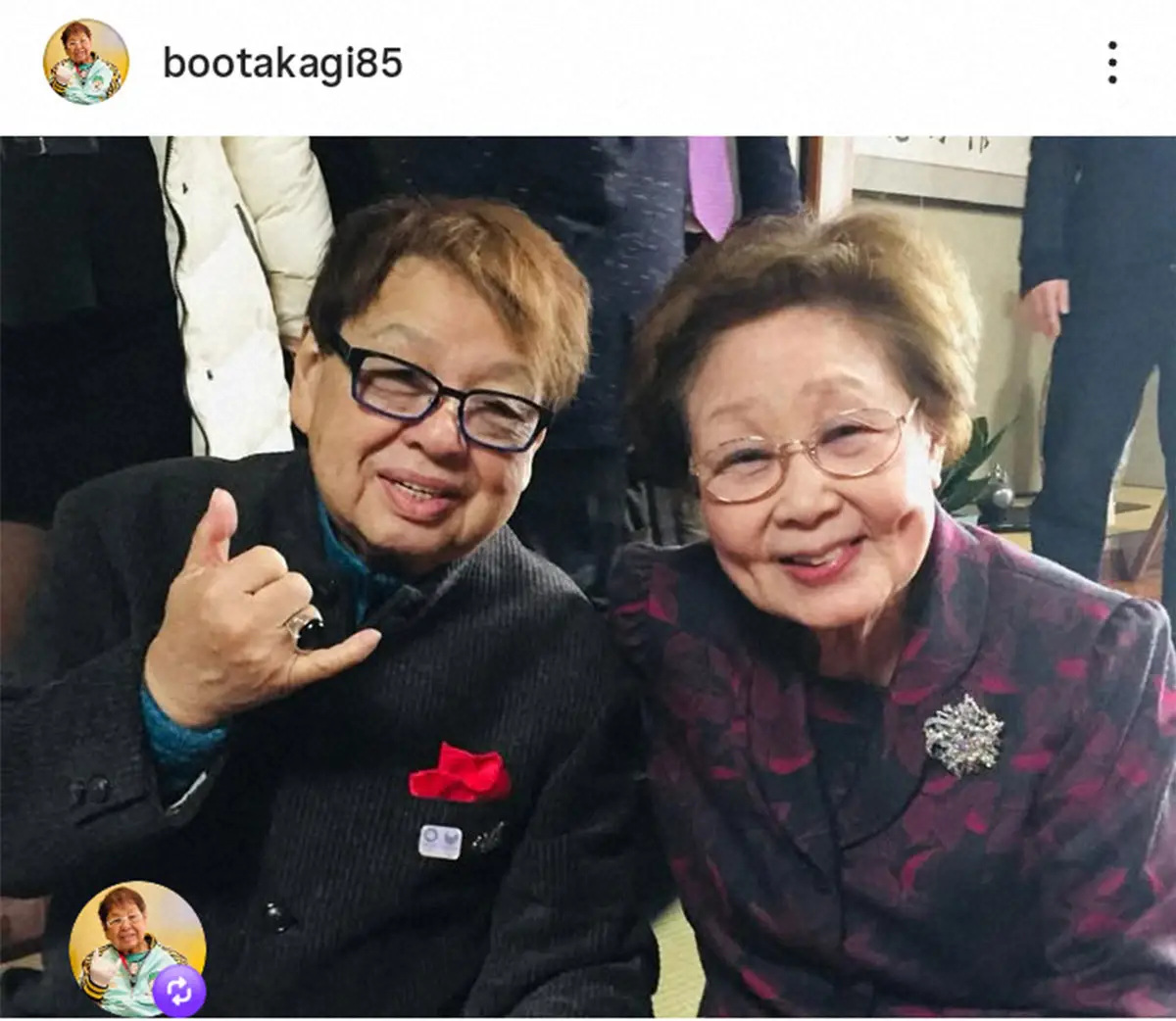 【画像・写真】高木ブーの公式インスタグラム（@bootakagi85)から