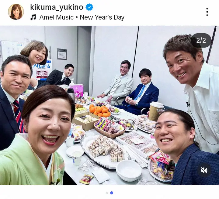 【画像・写真】菊間千乃氏「モーニングショー」舞台裏ショット公開「親戚の集まりみたい」　各曜日メンバー勢ぞろい