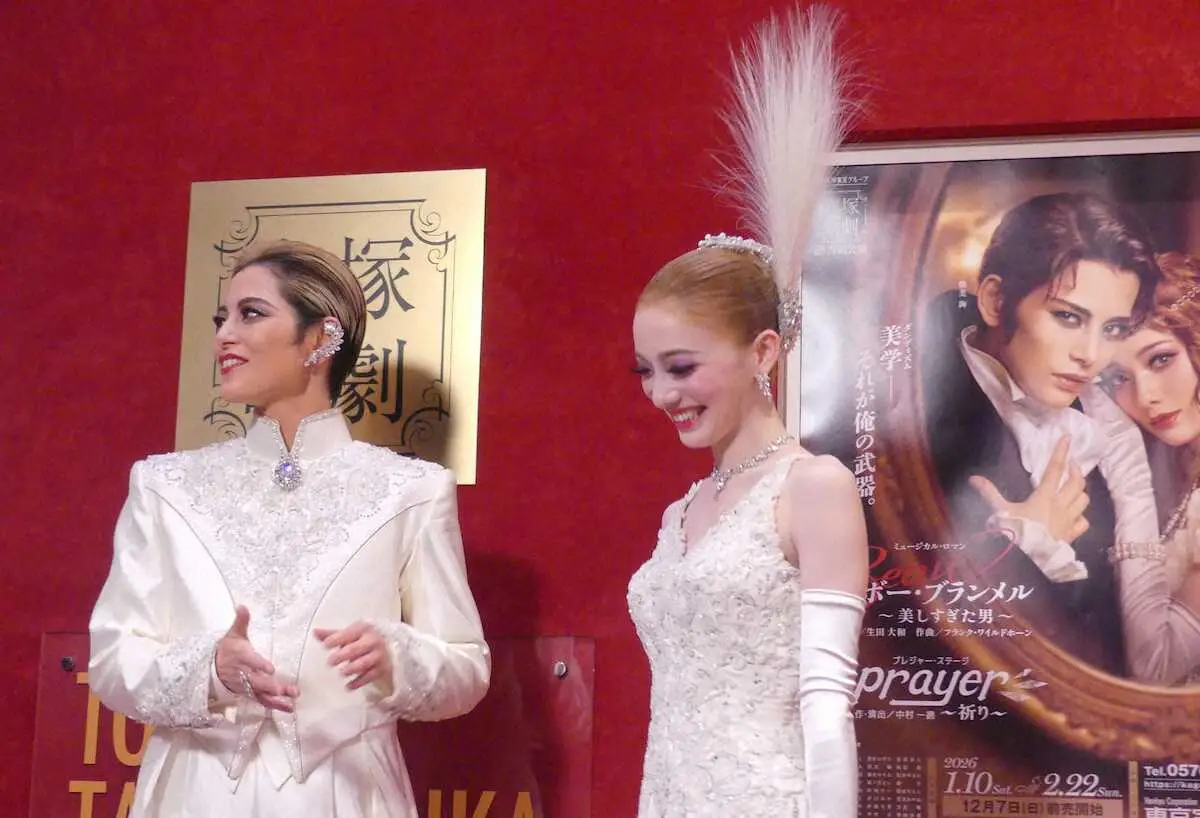 【画像・写真】宝塚雪組「ボー・ブランメル」開幕へ“美しすぎる男”朝美絢「代名詞と言っていただけるように」