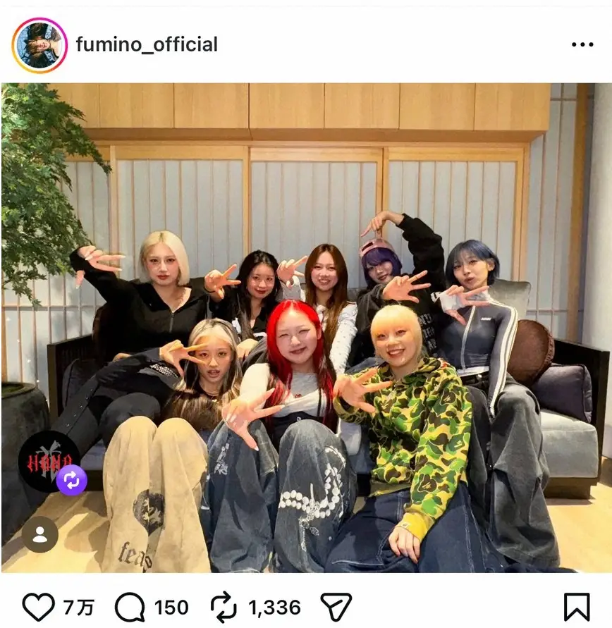 【画像・写真】「ノノガ」ファイナリスト・ふみの　HANAとの“再会”ショットに大反響「やばー！！！」「胸熱」