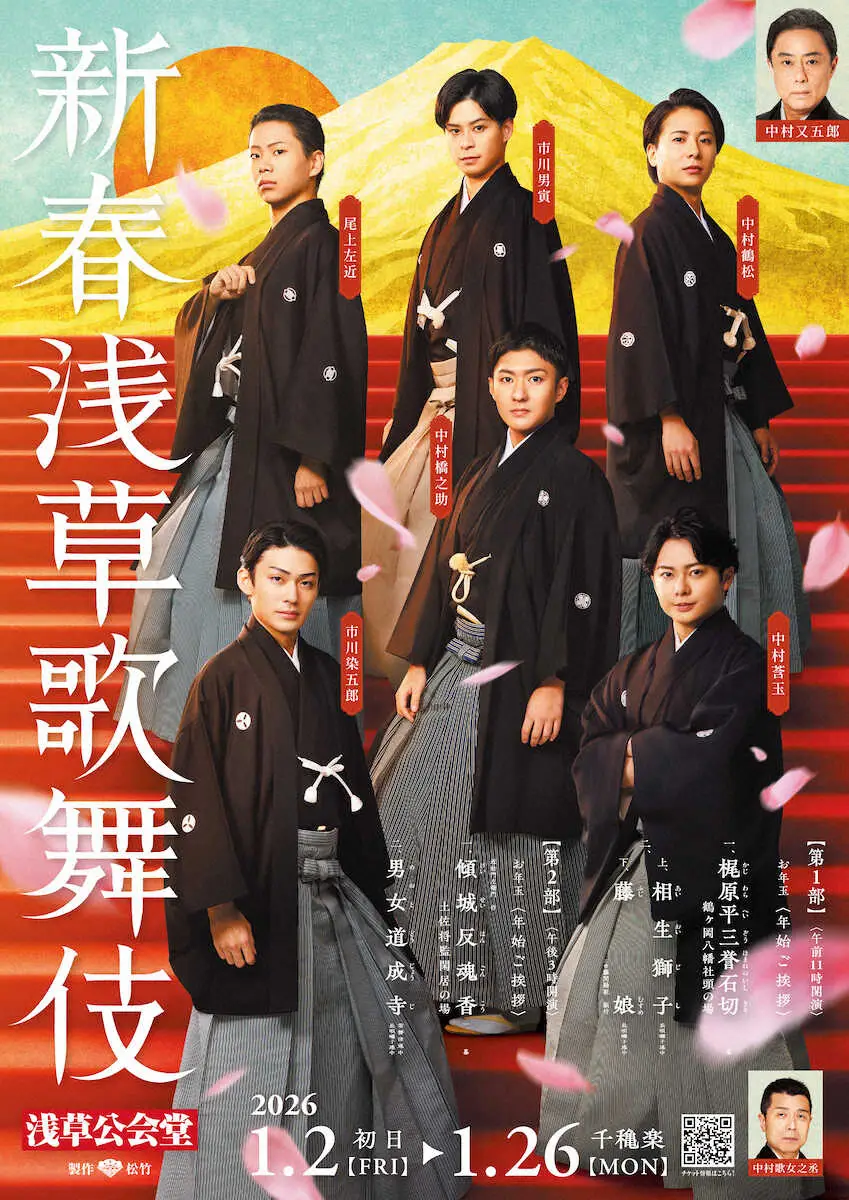 【画像・写真】舞台魂（5）　市川染五郎「梶原平三誉石切」　“見事”な表現力で観客を魅了　「新春浅草歌舞伎」