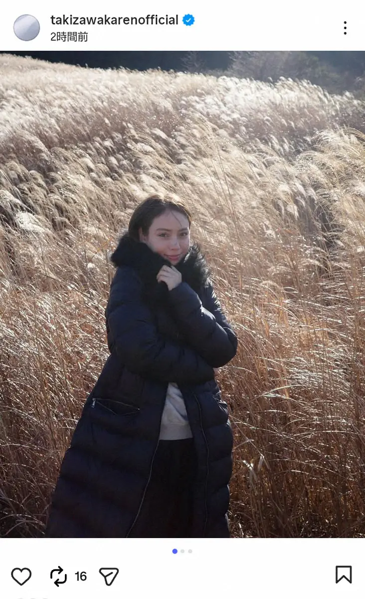 【画像・写真】滝沢カレン　年末年始の「恥ずかしい写真」を大公開、「初心者＋大自然＋デジタルカメラは大注意」