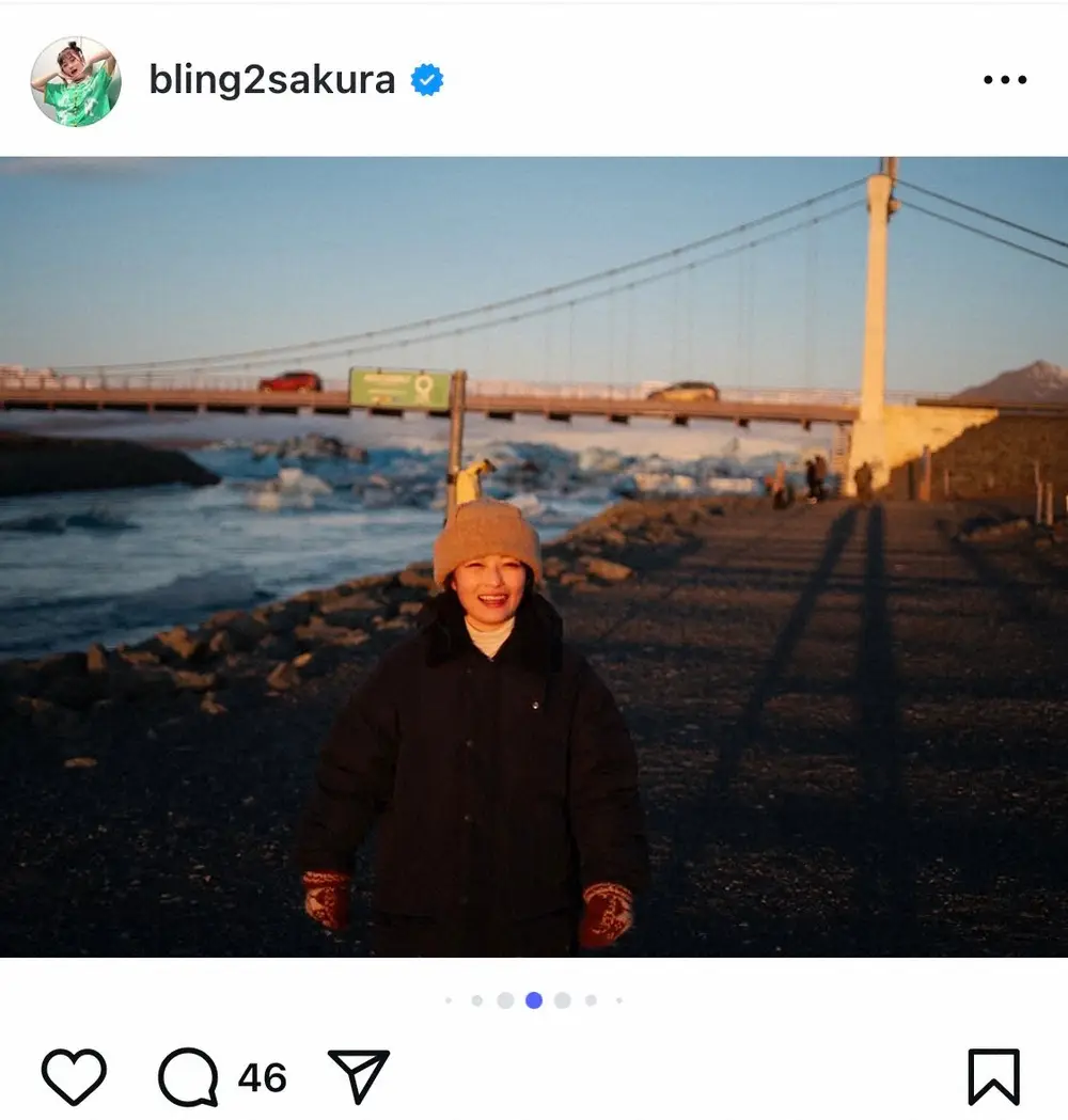 【画像・写真】井上咲楽　2026年はアイスランドで年越し！現地での過ごし方は「ラヴ上等見て寝る日々」