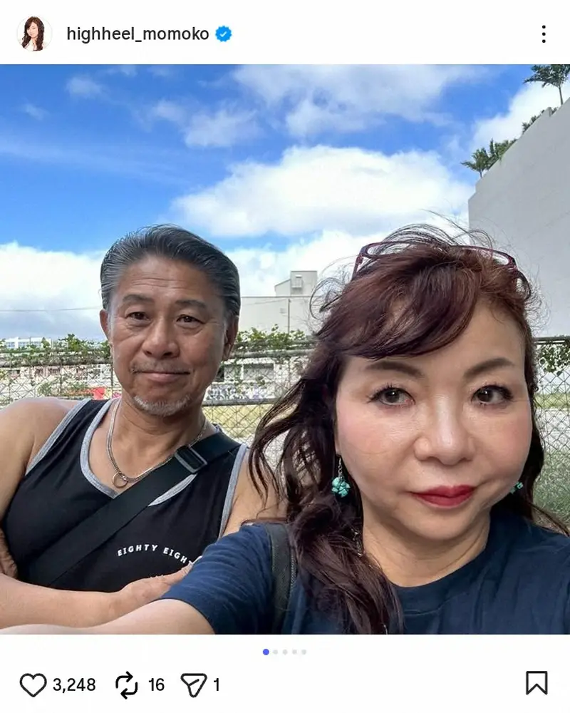 【画像・写真】ハイヒール・モモコ「やはり…」豪華客船、ラスベガスよりも良かった旅先でパシャリ「高いけど」