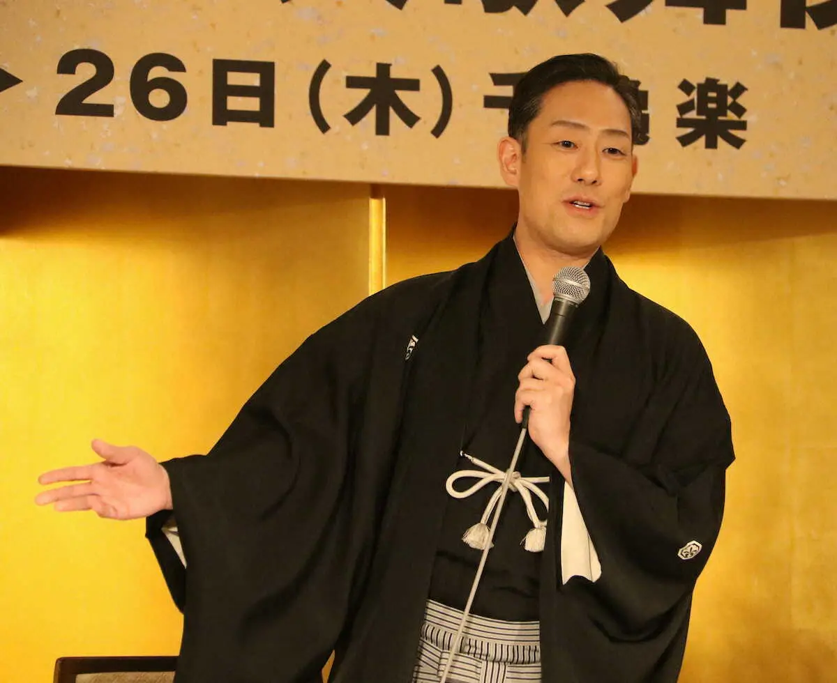 【画像・写真】公演について語る中村勘九郎