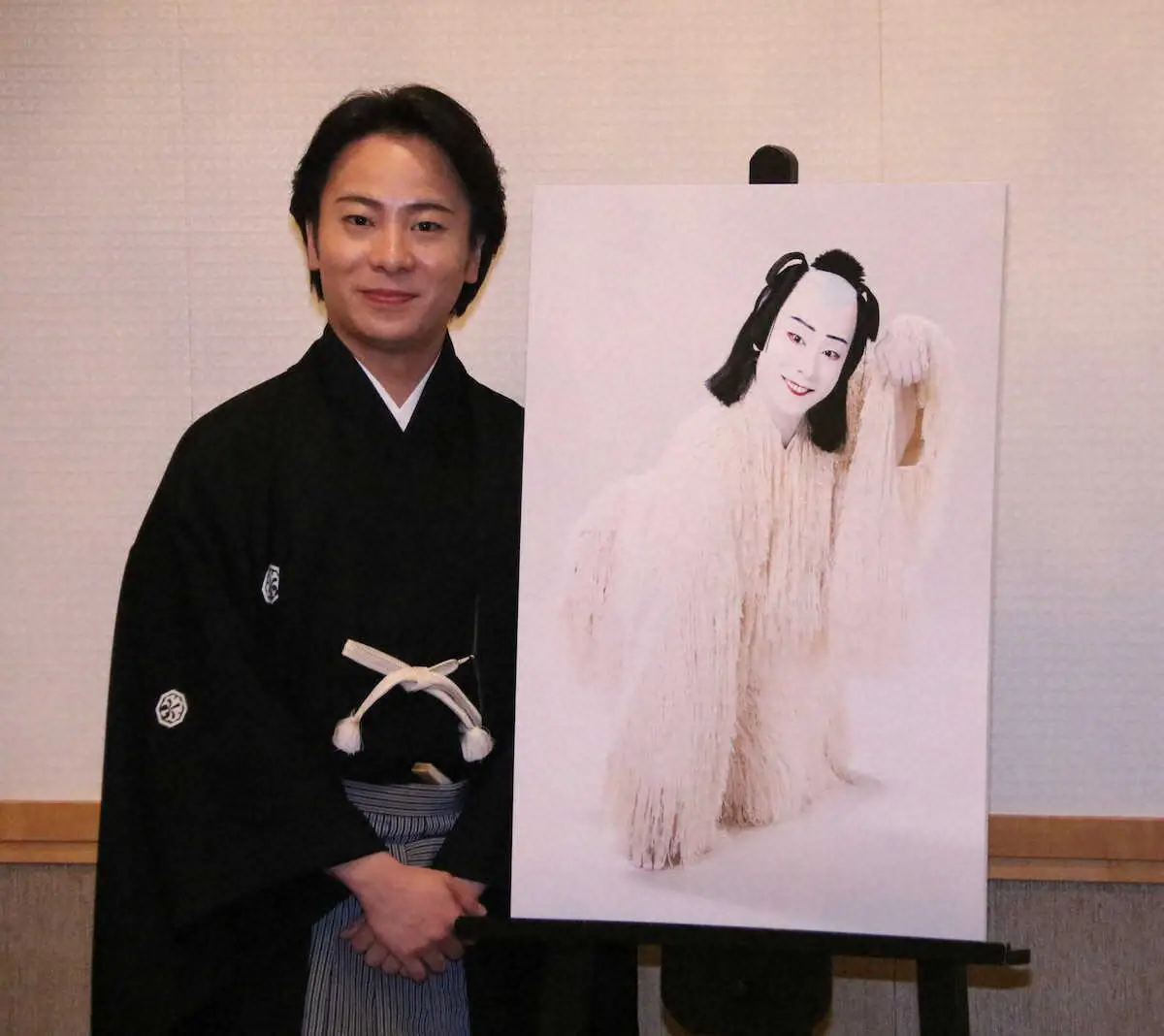 【画像・写真】＜「猿若祭二月大歌舞伎」取材会＞襲名への意気込みを語った中村鶴松