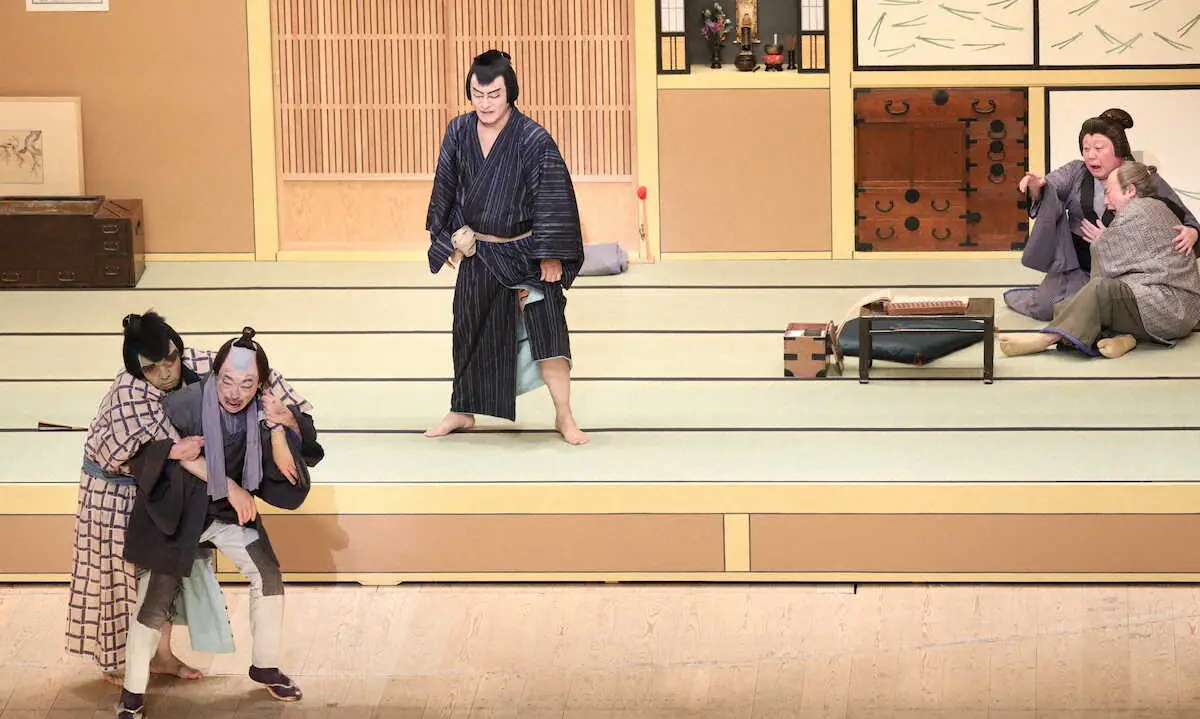 【画像・写真】【劇場へGO】落語元にした「らくだ」で片岡愛之助、市川中車ら爆笑誘う