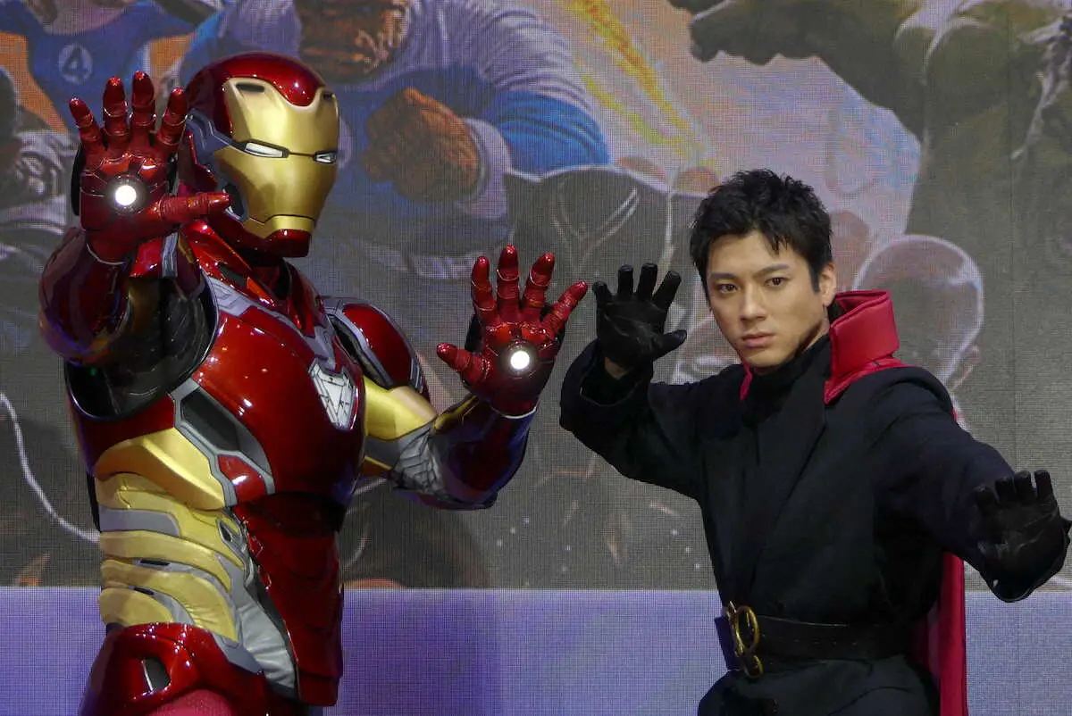 【画像・写真】山田裕貴「アベンジャーズ」アンバサダーに就任　アイアンマンとの対面に「オーマイガー！」