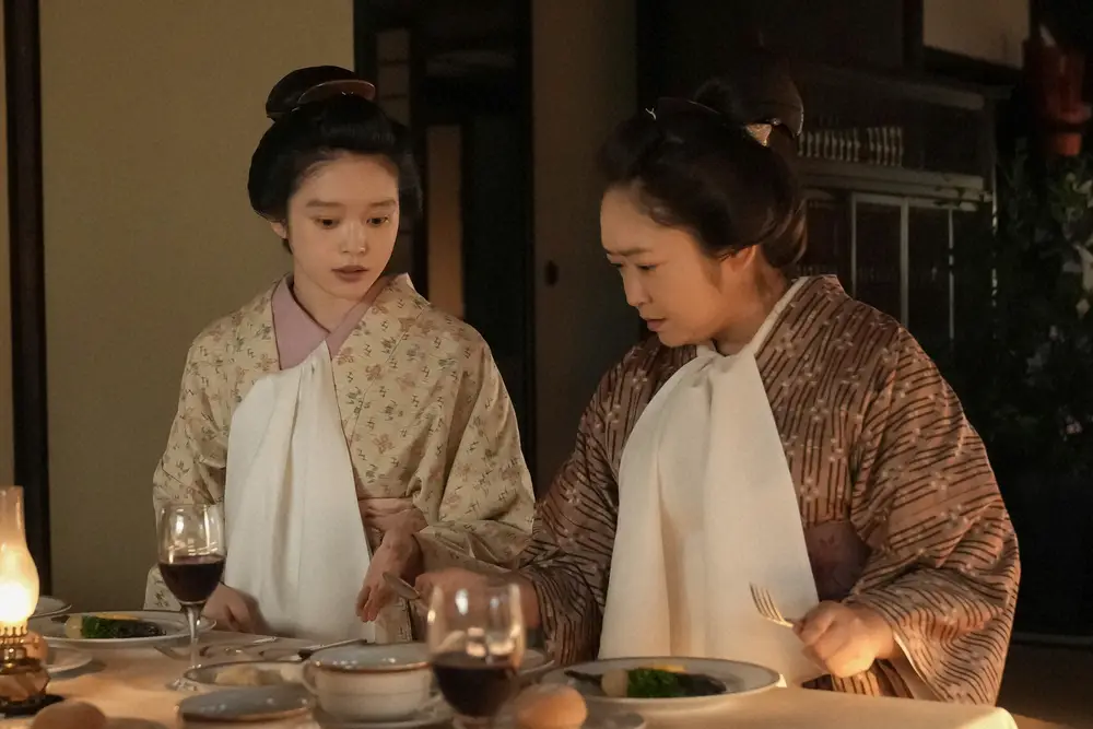 【画像・写真】「ばけばけ」完成パーティーに梶谷突撃　連日記事？トキのステーキダジャレも「サワが読んで…」ネット心配