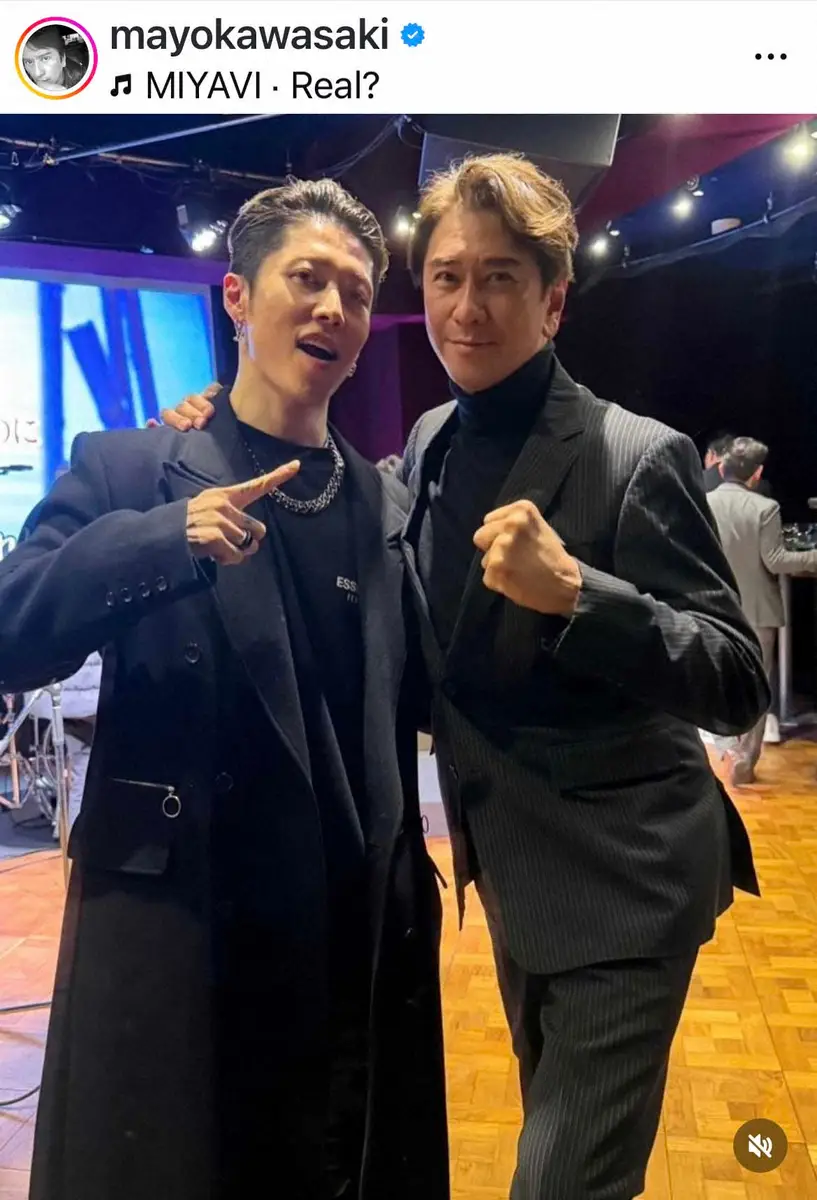 【画像・写真】川崎麻世　「世界で大活躍するスーパーギタリスト」との再会ショット「彼はほんとに優しい漢です」