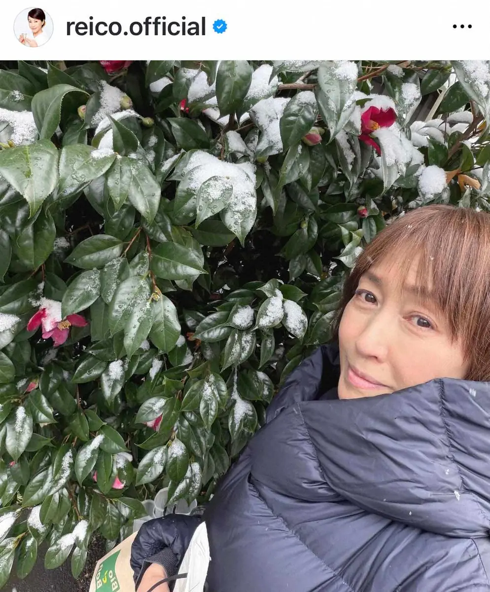 【画像・写真】高島礼子　「投票しに出かけ…気持ち良くてそのままお散歩」雪の中でのお散歩Sに反響「ステキです」