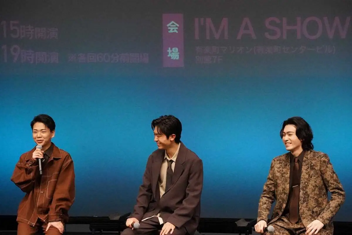 【画像・写真】市川染五郎　團子、左近とイベント　「3人の姿を何十年も見て！」と呼びかけ