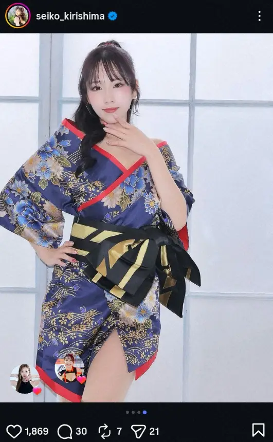 【画像・写真】“レース界の聖子ちゃん”霧島聖子　お気に入り花魁風コス姿披露に「艶やか」「美しいです」