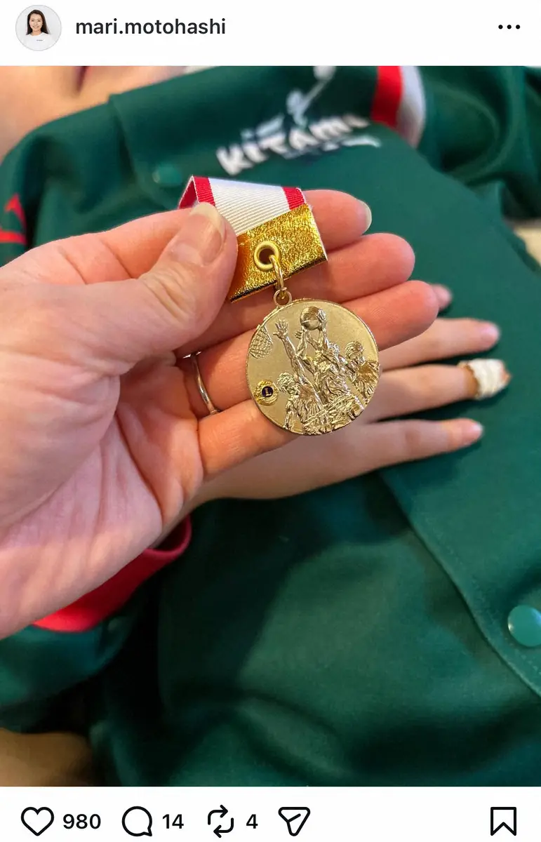 【画像・写真】カーリング・本橋麻里さん　15年出産の長男が金メダル!!　夏季五輪競技で獲得「おめでとう」