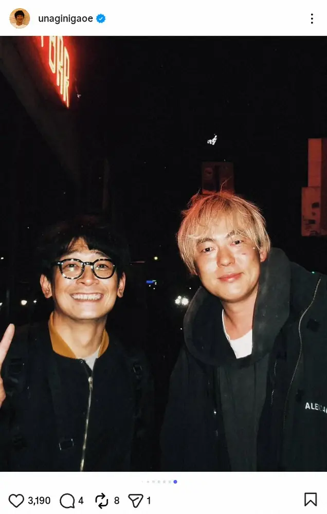 【画像・写真】銀シャリ鰻　人気芸人とNYで再会も「懐かしさはもうゼロ」のワケ＆地元民から握手求められビックリ