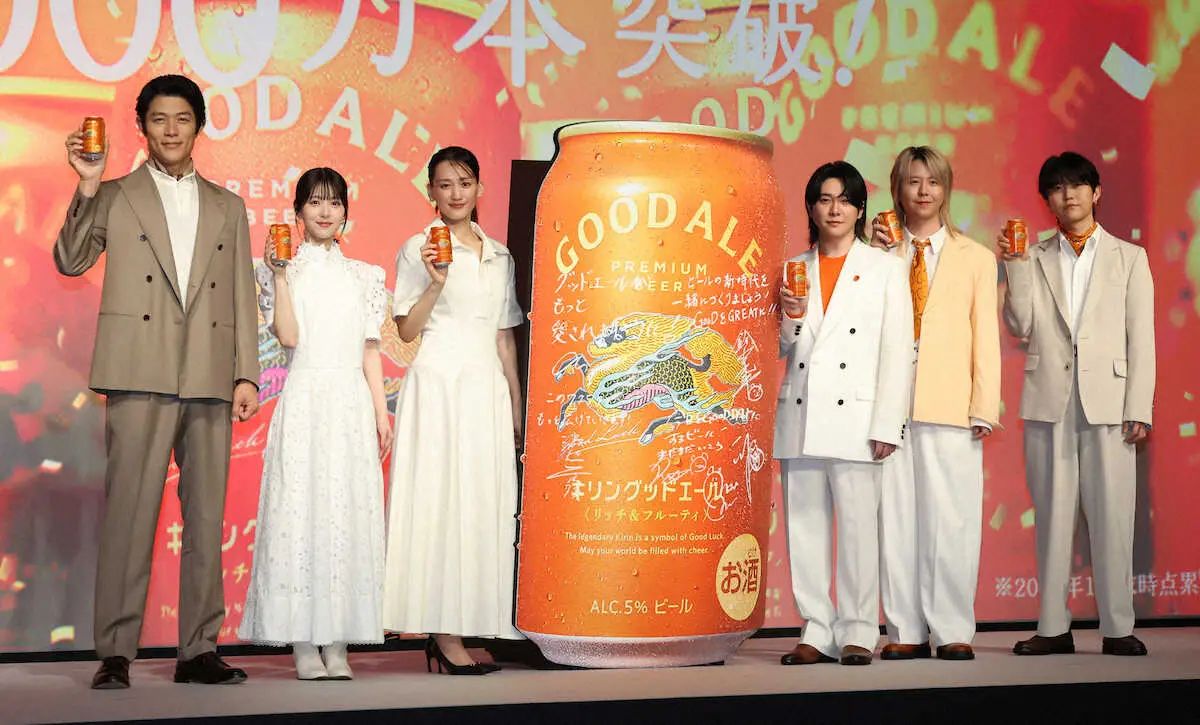 【画像・写真】ミセス若井　ギターソロパートの間に「42本」　ビール売れ行きアピール「僕が歌ってる間に…」と小ボケも