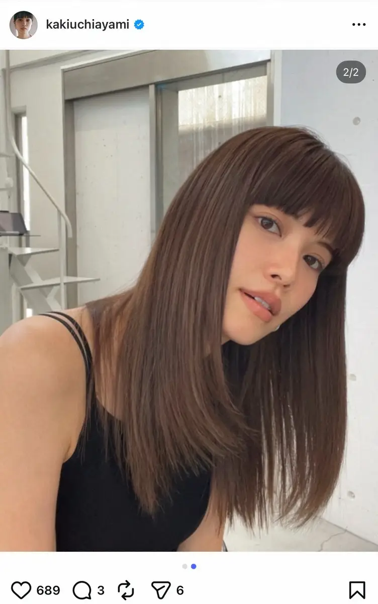 【画像・写真】人気モデル垣内彩未　体調不良で入院していた「あとほんの少しのんびり過ごしたら完全復活できそう」