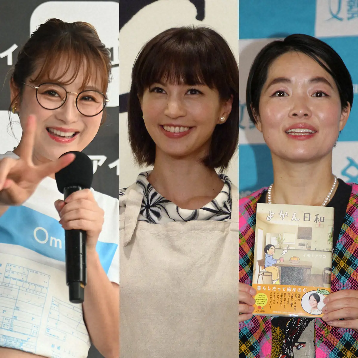 【画像・写真】左から鈴木奈々、安田美沙子、イモトアヤコ
