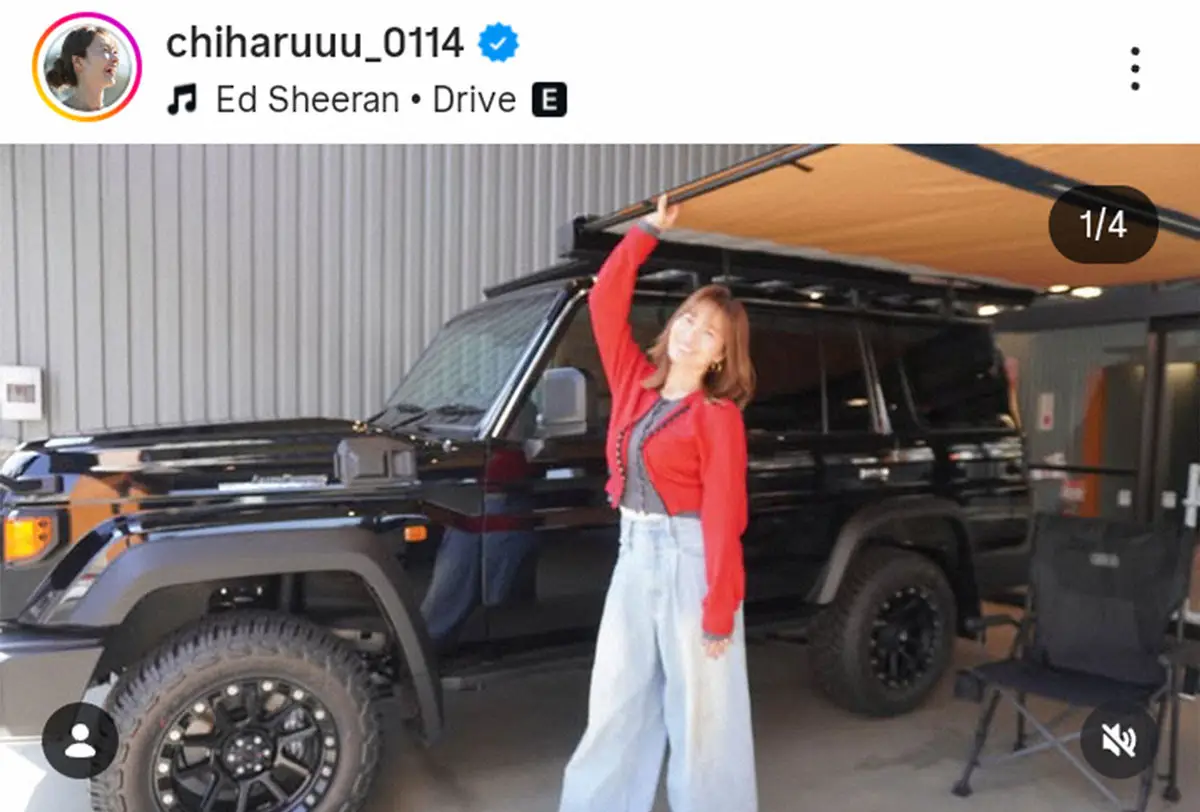 【画像・写真】新山千春　新たな愛車の納車報告　ジープ歴20年も今回購入したのは「再再販ランクル70」