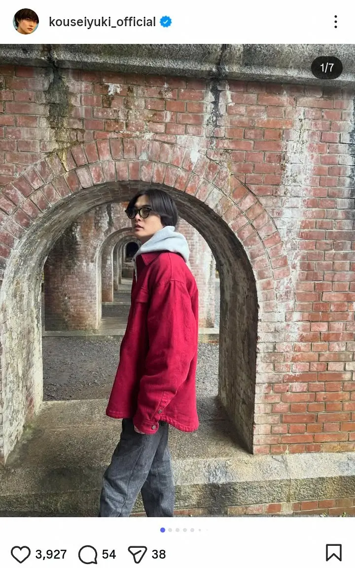 【画像・写真】サッカー日本代表の兄で大河出演決定イケメン俳優が京都旅ショット　結木滉星に「カッコよすぎ」の声