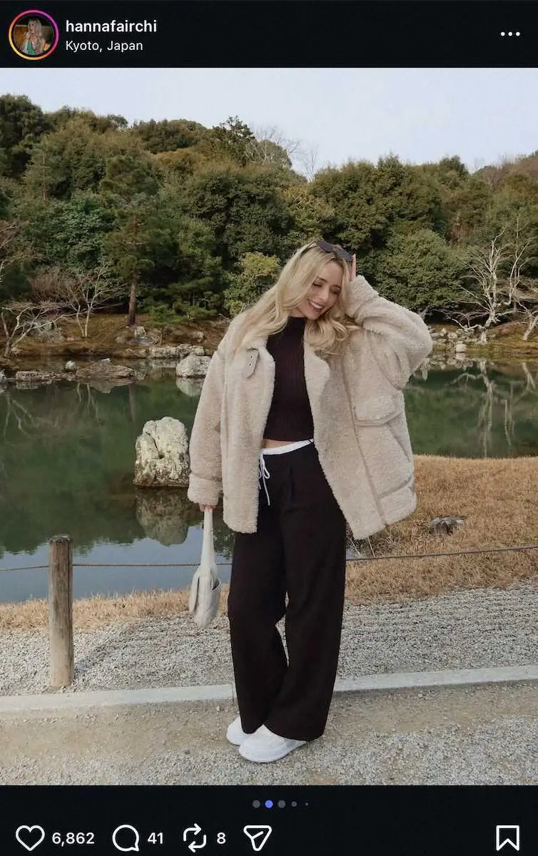 【画像・写真】フェアチャイルドの妻ハンナさんのインスタグラム（＠hannafairchi）から