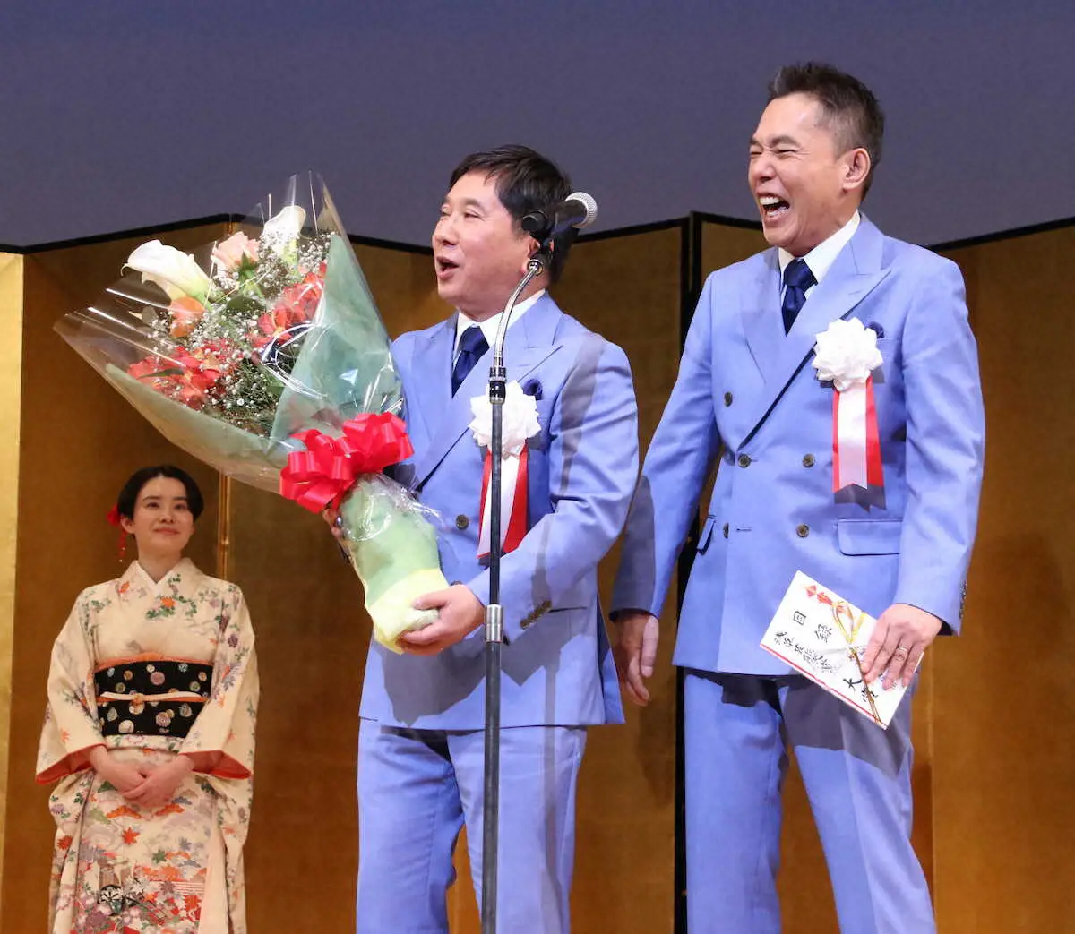 【画像・写真】爆笑問題が浅草芸能大賞を完全制覇　安達祐実、天童よしみをいじり倒す　高市首相との選挙特番ネタも