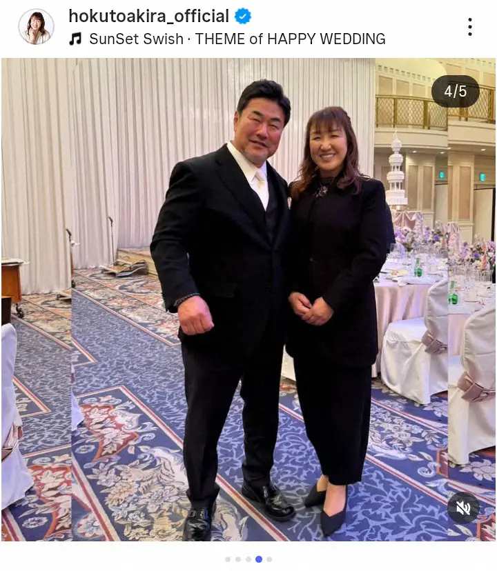 【画像・写真】「ママをいじめるな」から27年…北斗晶　ハイヒールモモコ長男結婚式で涙　集合Sに「良い笑顔」の声
